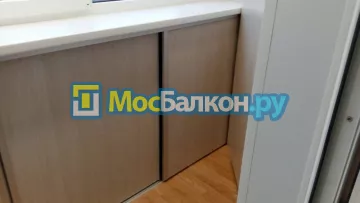 Шкаф на балкон купить в Троицке на заказ недорого от МосБалкон