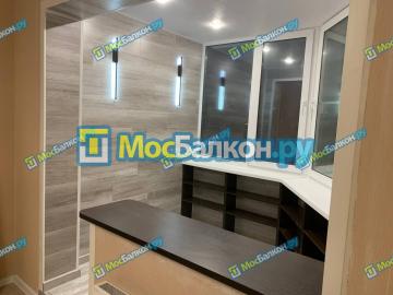 СОВМЕЩЕНИЕ ЛОДЖИИС КВАРТИРОЙ СЕРИЯ ДОМА П 44Т