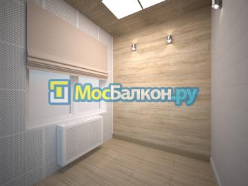 ОТДЕЛКА БАЛКОНОВ  И ЛОДЖИЙ ЛАМИНАТОМ