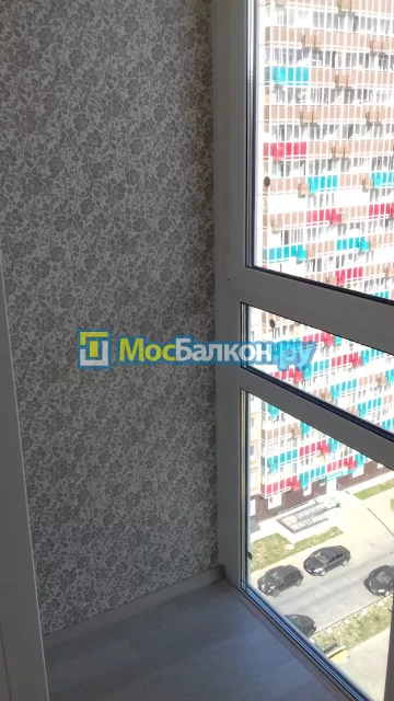 Отделка балкона и лоджии пластиковыми ПВХ панелями в Троицке от компании МосБалкон