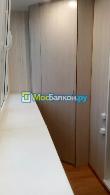 Шкаф на балкон купить в Троицке на заказ недорого от МосБалкон