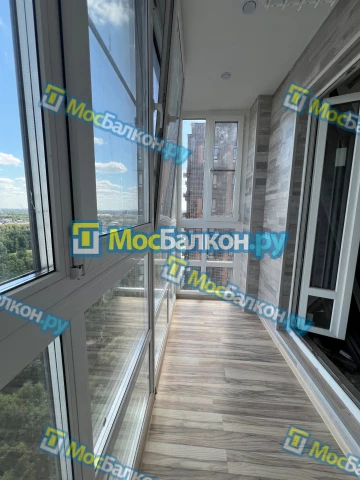 Панорамное остекление заказать под ключ по выгодной цене в Троицке от компании МосБалкон