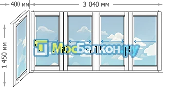 Остекление лоджий под ключ по выгодной цене в Троицке – застеклить лоджию и балкон в МосБалкон