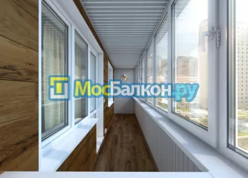 Отделка балконов в Троицке | Отделка балконов и лоджий и обшивка под ключ в МосБалкон