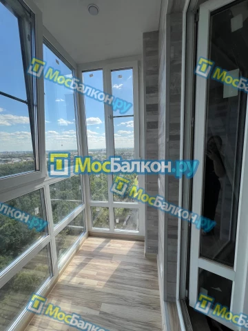 Панорамное остекление заказать под ключ по выгодной цене в Троицке от компании МосБалкон
