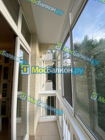 Панорамное остекление заказать под ключ по выгодной цене в Троицке от компании МосБалкон