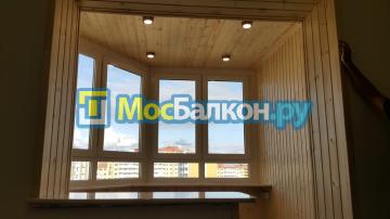 Остекление и отделка деревом