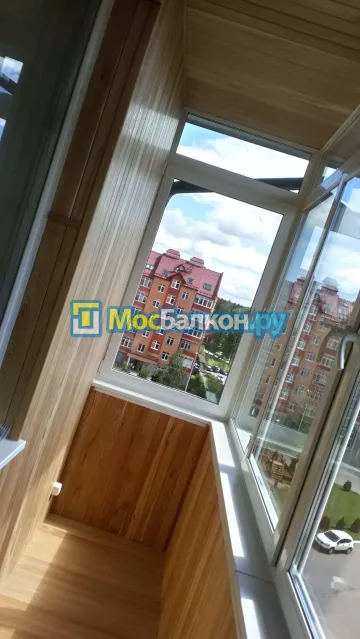 Отделка балконов в Троицке | Отделка балконов и лоджий и обшивка под ключ в МосБалкон
