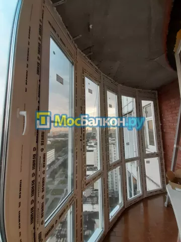 Панорамное остекление заказать под ключ по выгодной цене в Троицке от компании МосБалкон