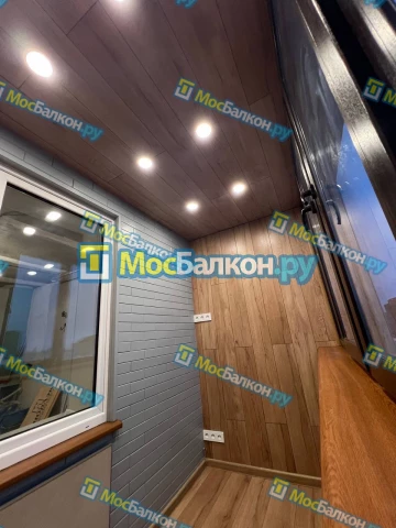 Отделка балконов в Троицке | Отделка балконов и лоджий и обшивка под ключ в МосБалкон