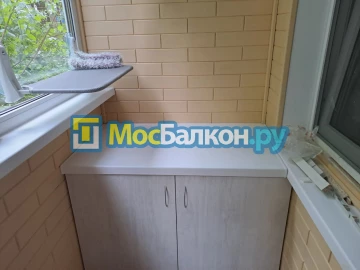 Шкаф на балкон купить в Троицке на заказ недорого от МосБалкон